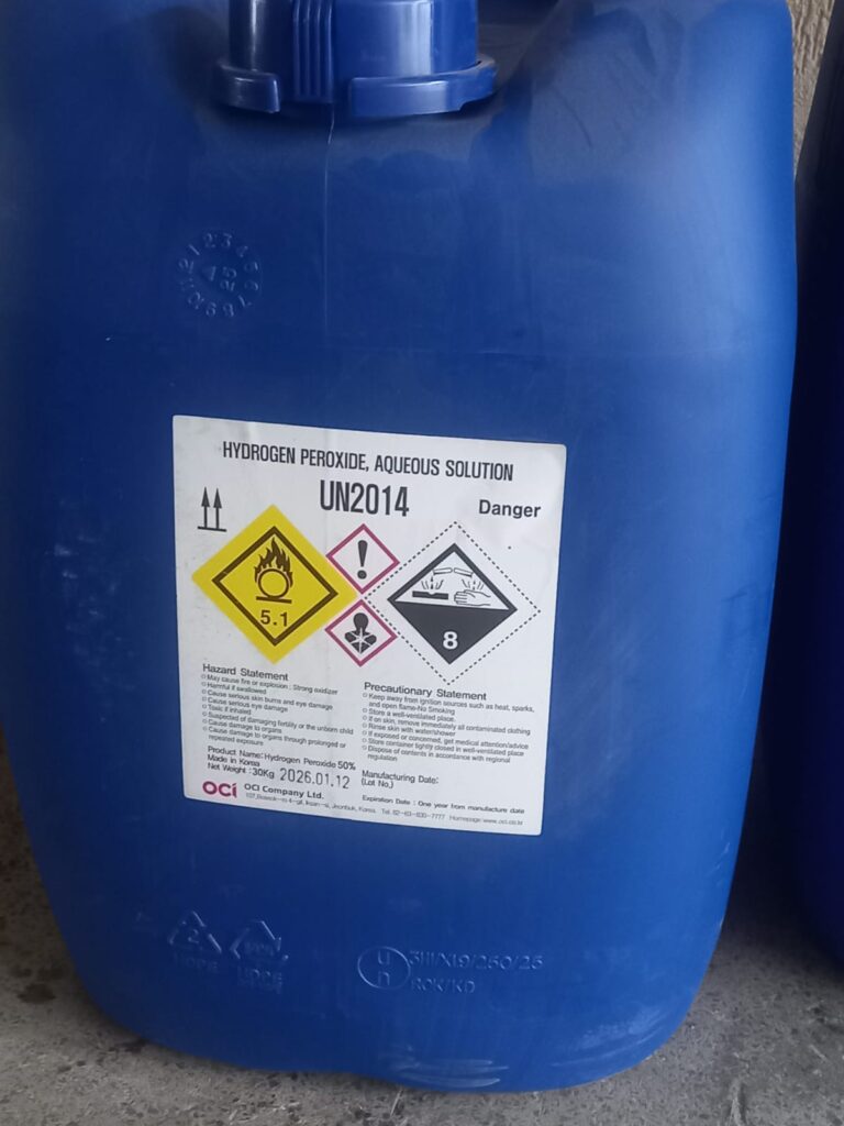 Hydrogen Peroxide 50% Industrial Grade Supplier in Kenya – Industrial Materials Kenya