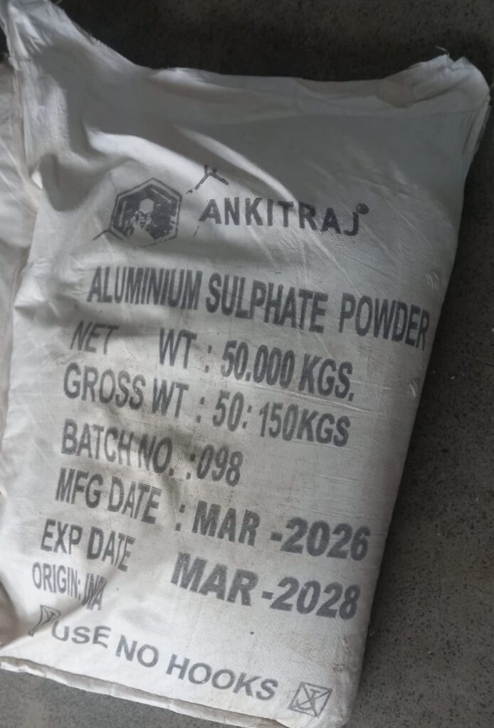 50kg Aluminium Sulphate in Rwanda supplied by Industrial Materials Kenya for water treatment and industrial applications