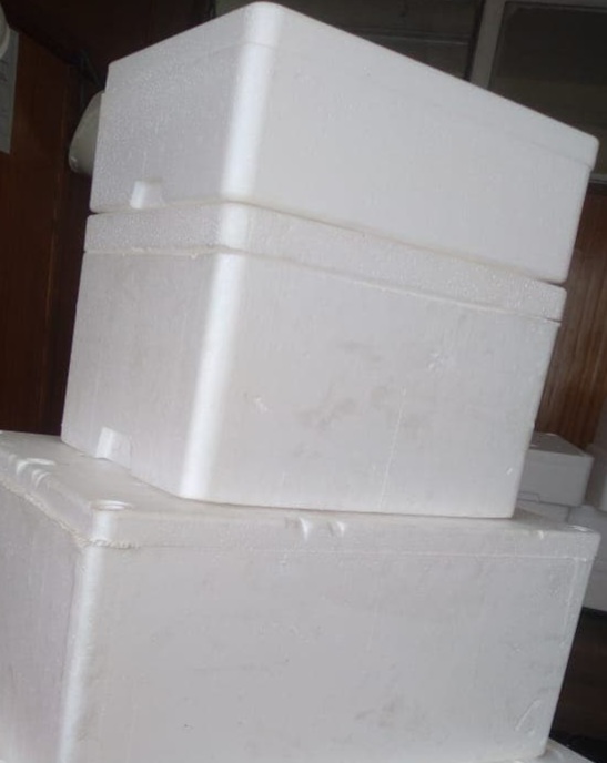 High-quality Styrofoam cooler boxes in Kenya supplied by Industrial Materials Kenya