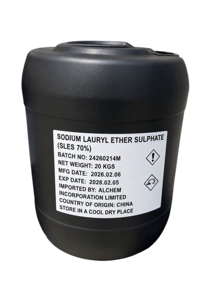 Sodium Lauryl Ether Sulphate SLES supplier in Rwanda